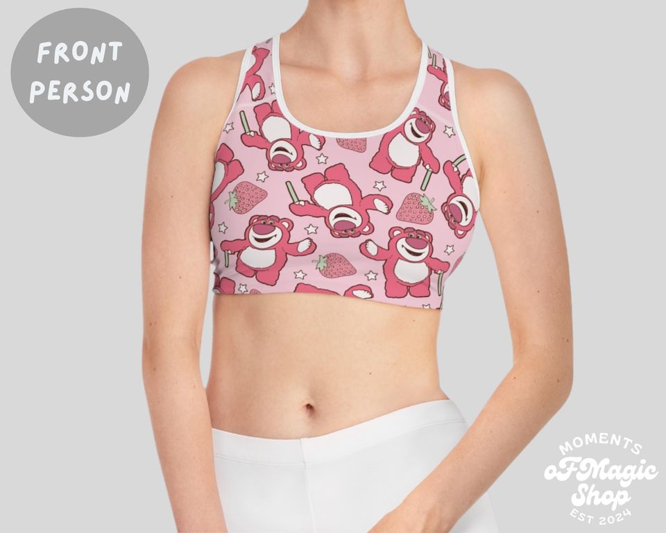 Latso Strawberry Bear Sports Bra