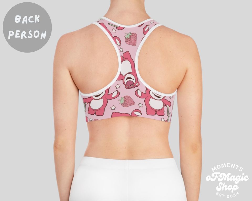Latso Strawberry Bear Sports Bra