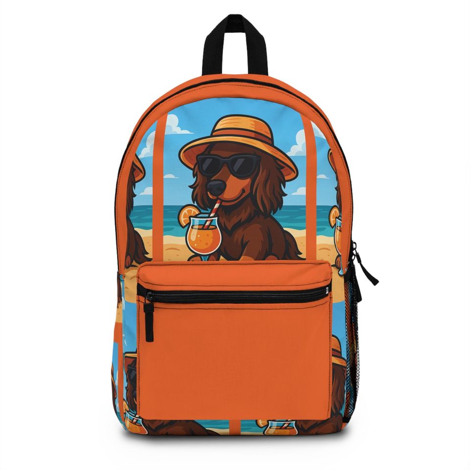 Dachshund Dog Backpack, Back to School Bag