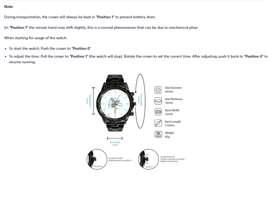 The Rolling Stones Black Stainless Steel Watch