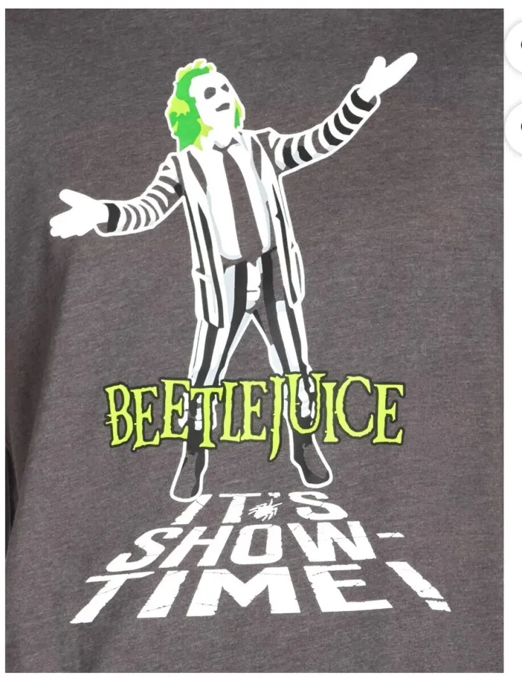 Beetlejuice Men’s Sleep Tee and Pants Pajama Set Size M