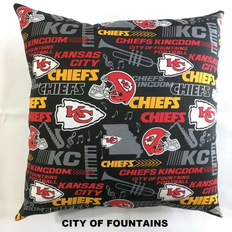 football KANSAS CITY CHIEFS PILLOW