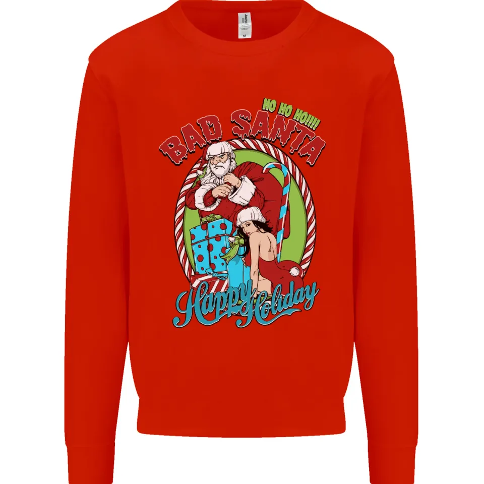 Christmas Bad Santa Funny Xmas Sweatshirt