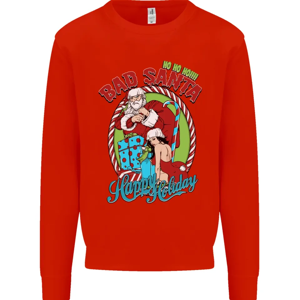 Christmas Bad Santa Funny Xmas Sweatshirt