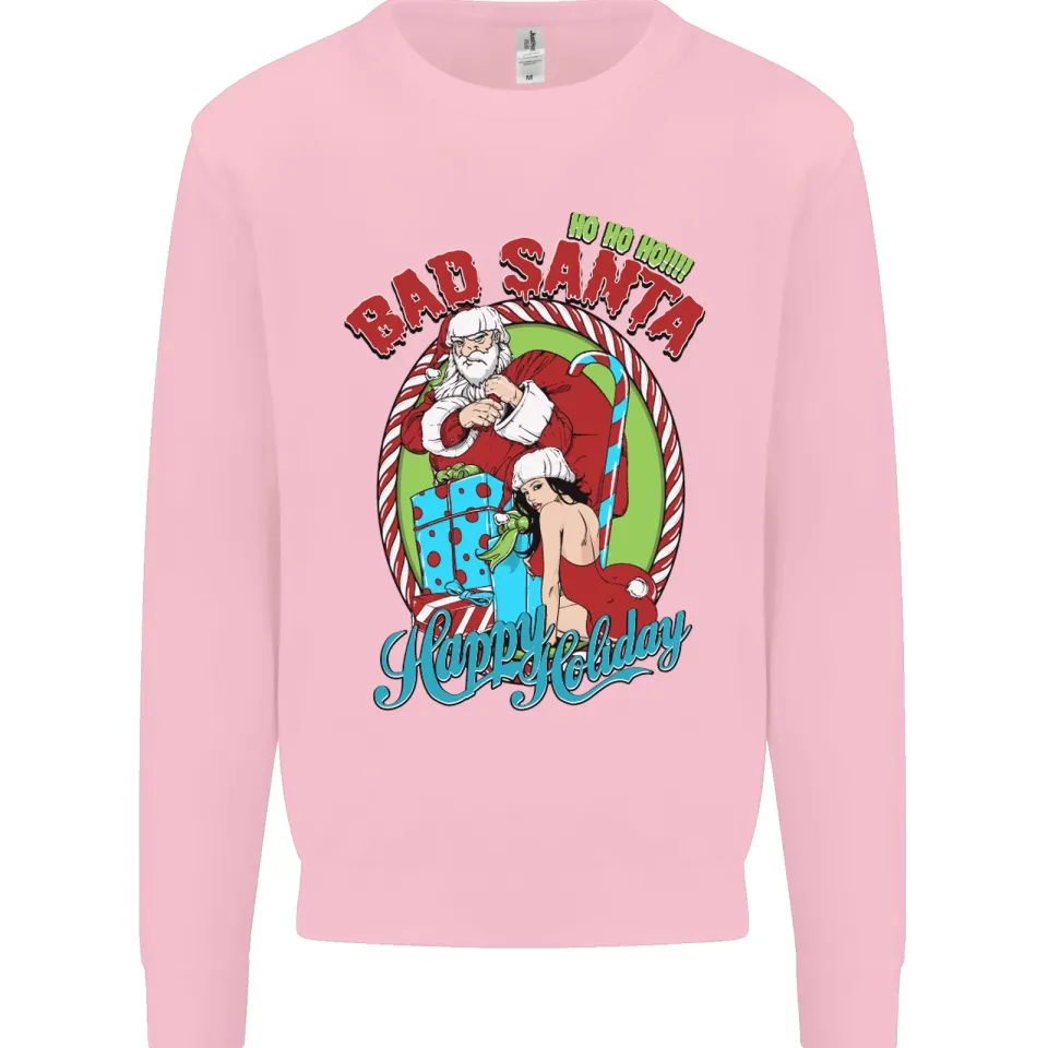 Christmas Bad Santa Funny Xmas Sweatshirt