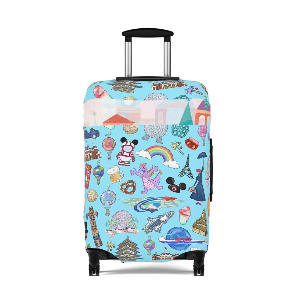 Epcot Disney Luggage Cover
