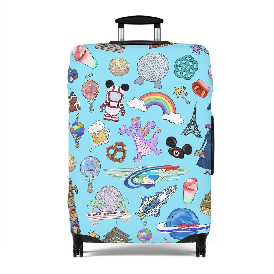 Epcot Disney Luggage Cover