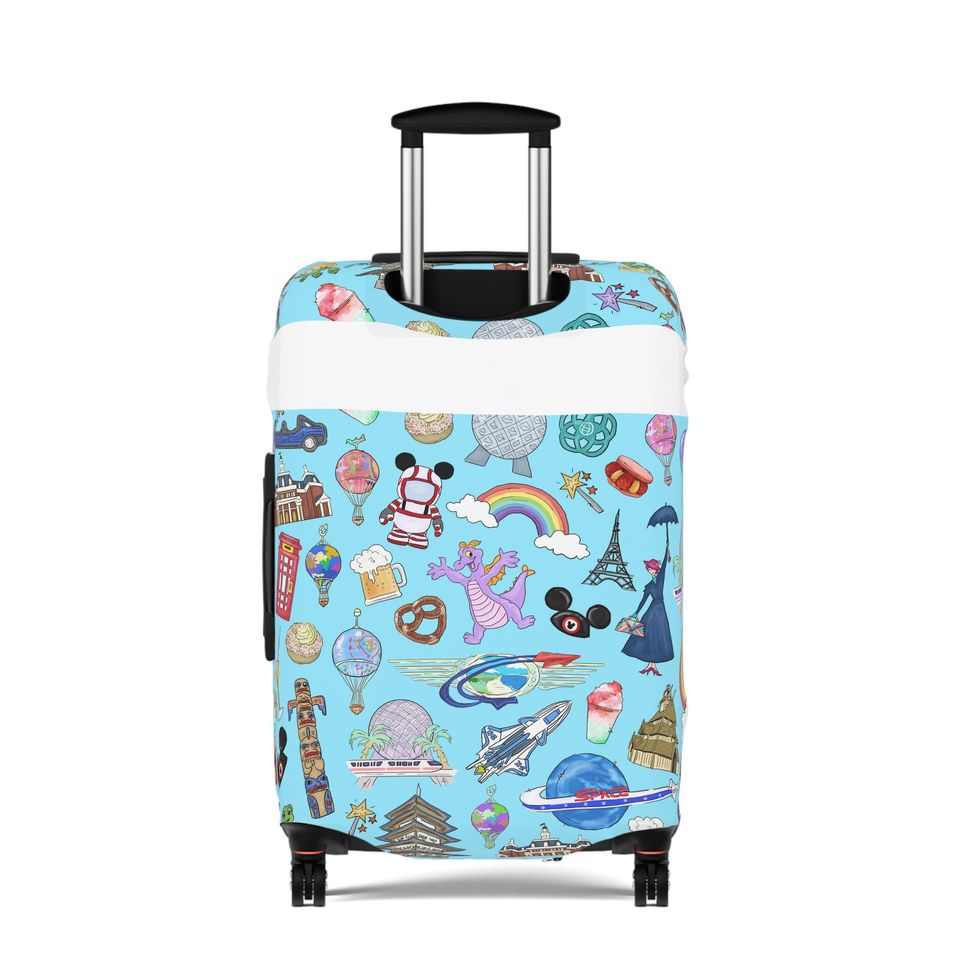 Epcot Disney Luggage Cover