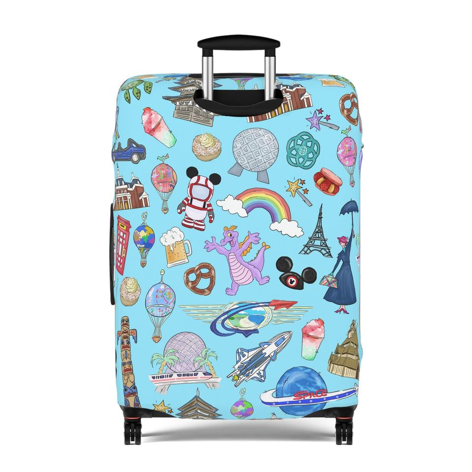 Epcot Disney Luggage Cover