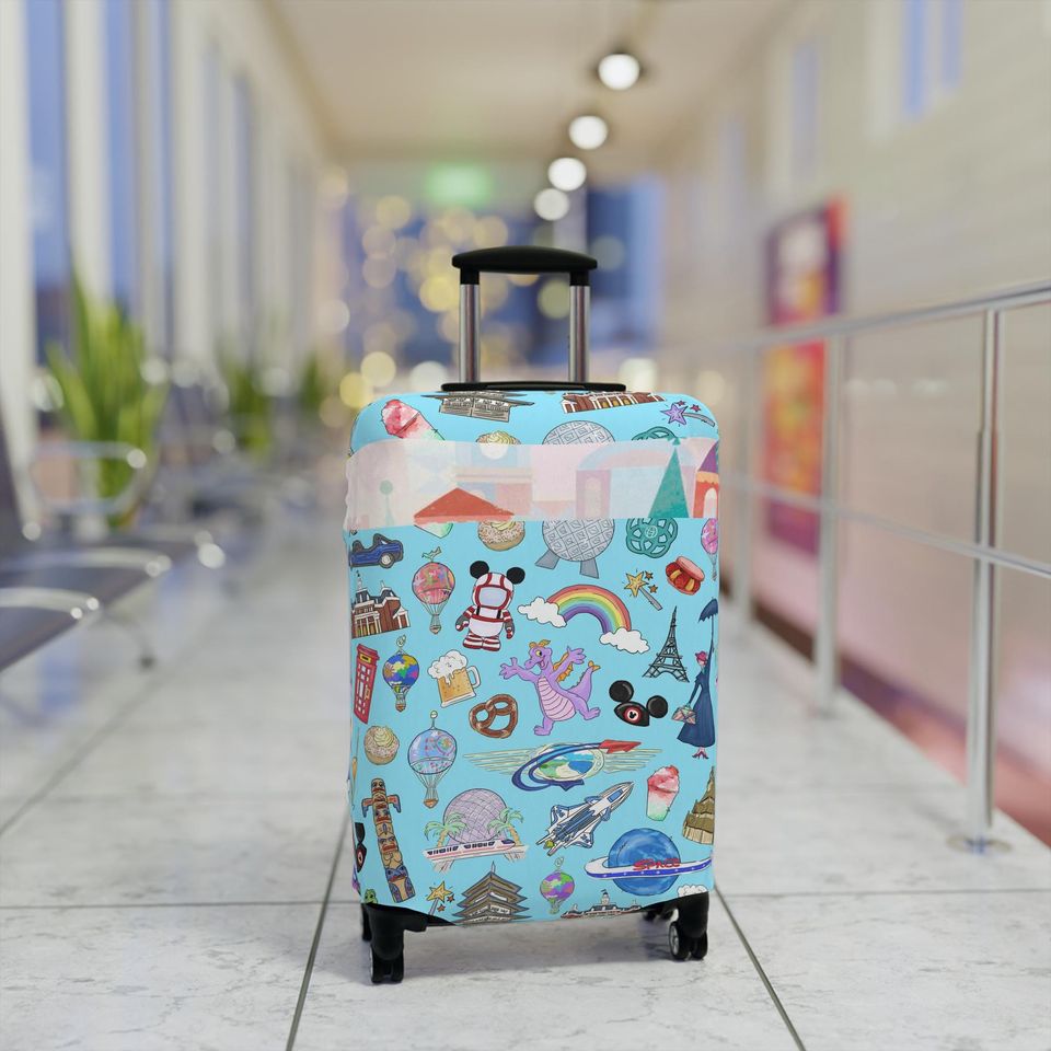 Epcot Disney Luggage Cover