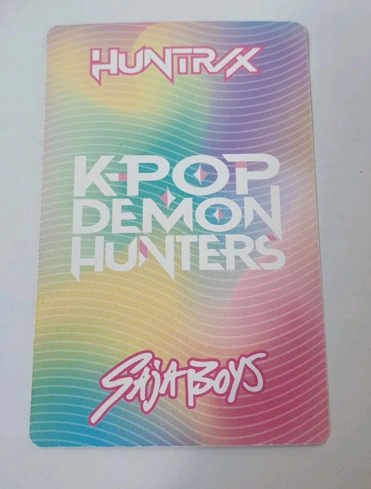 KPOP DEMON HUNTERS CARD Huntrix Zoey Acrylic Card