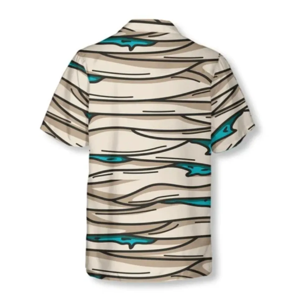 Halloween Mummy Costume Shirt Hawaiian Shirt