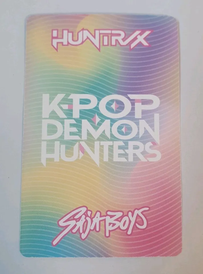 KPOP DEMON HUNTERS CARD Huntrix Zoey Acrylic Card