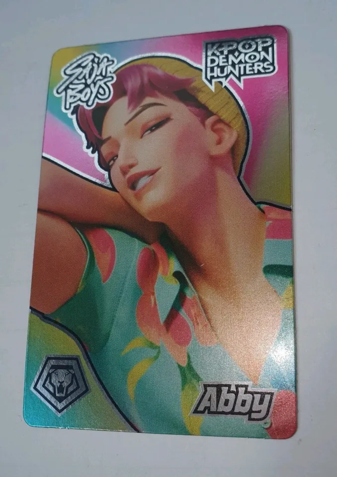 KPOP DEMON HUNTERS CARD Saja Boys Acrylic Card