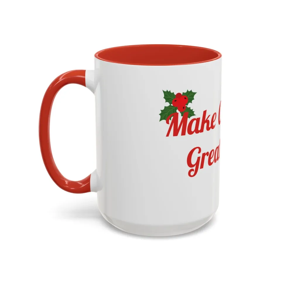 Donald Trump "Make Christmas Great Again" Accent Coffee Mug