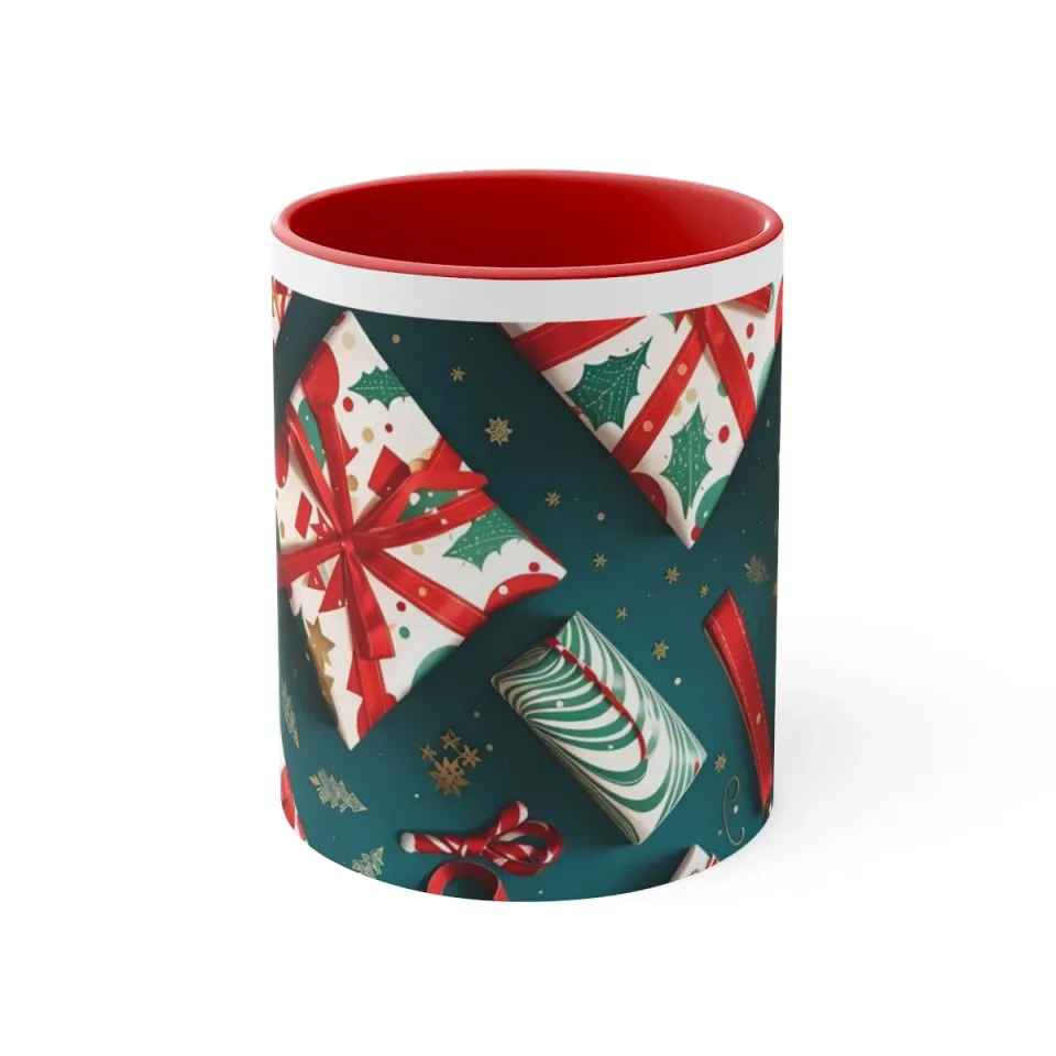 Accented Holiday Coffee Mug