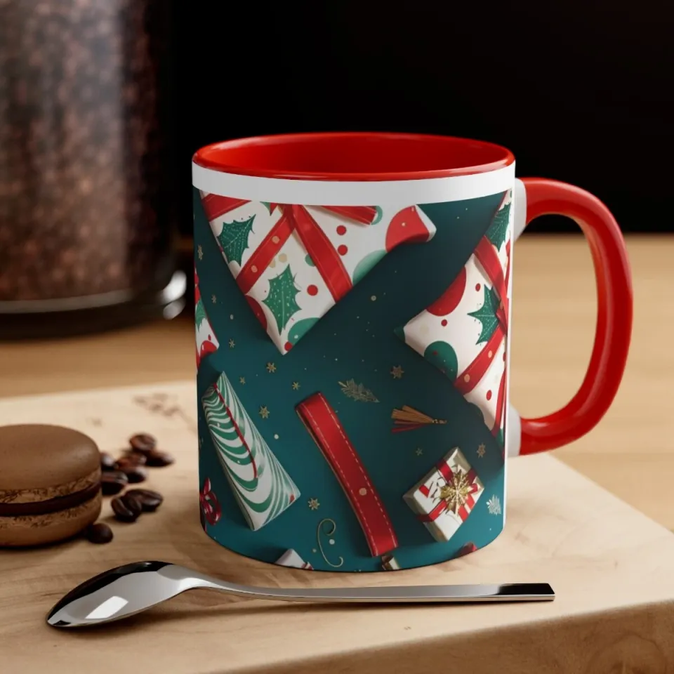 Accented Holiday Coffee Mug