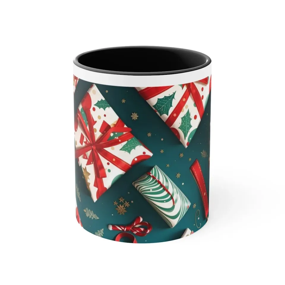 Accented Holiday Coffee Mug