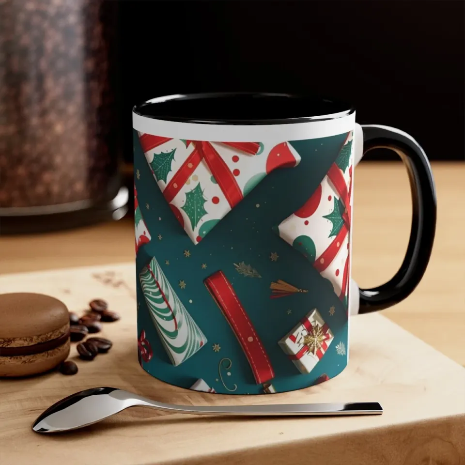 Accented Holiday Coffee Mug