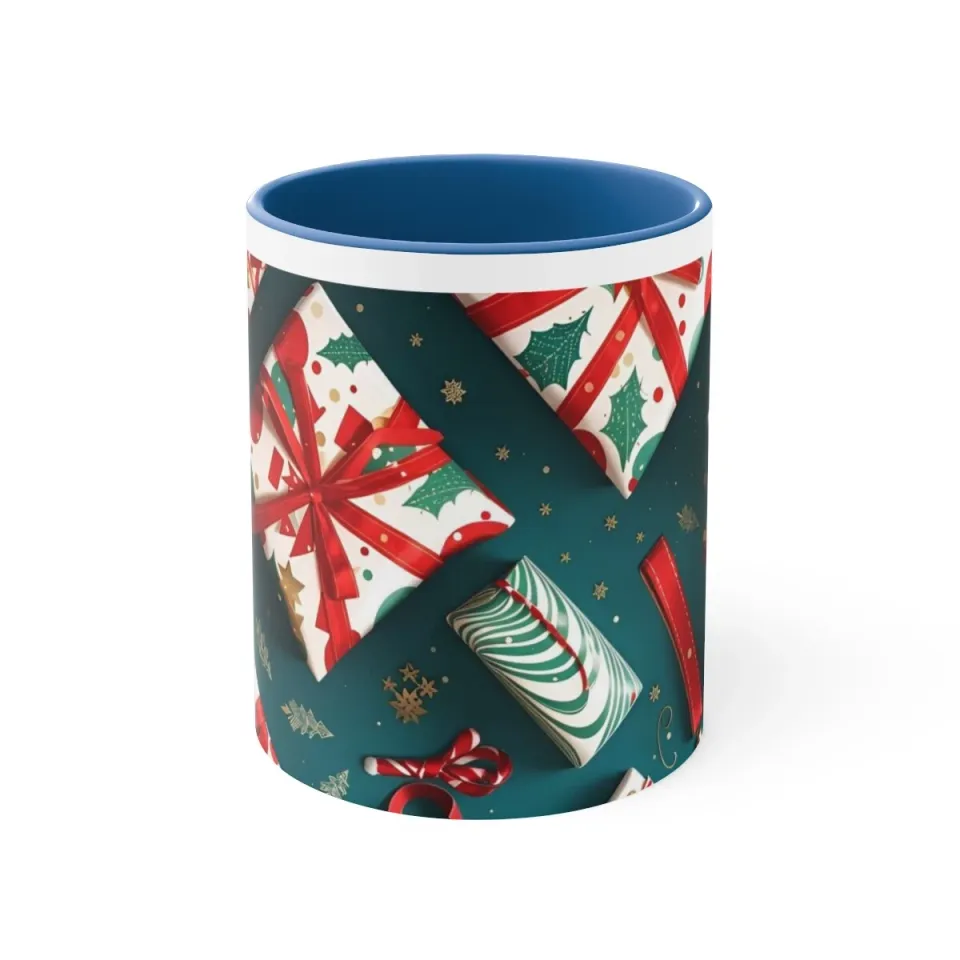 Accented Holiday Coffee Mug