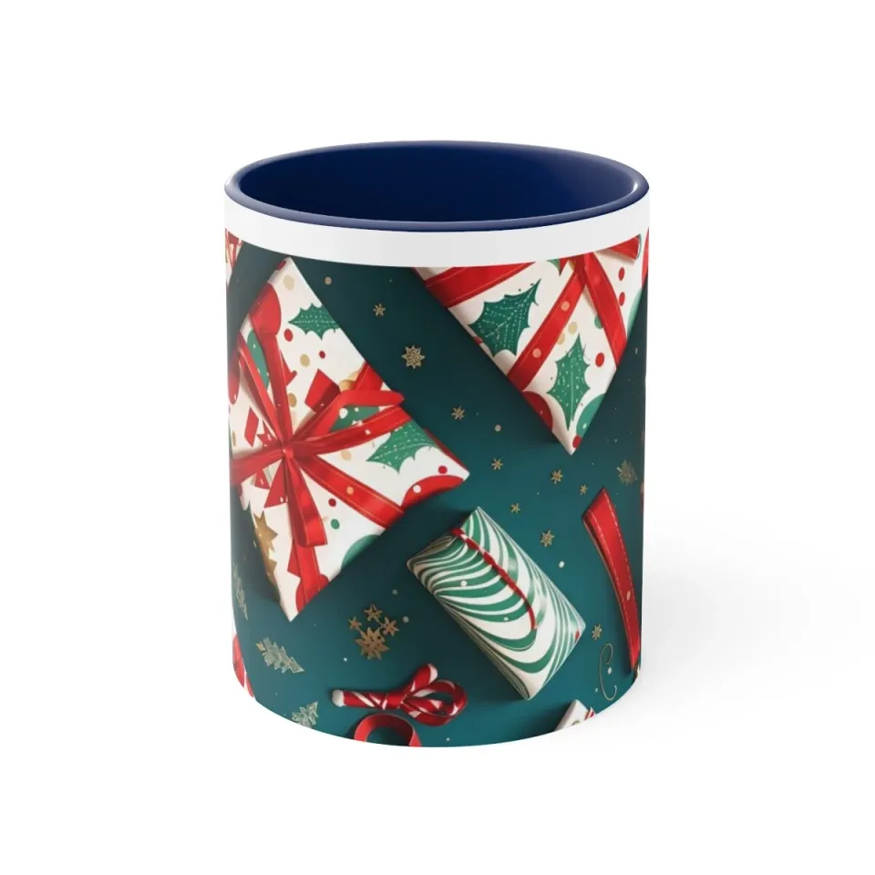 Accented Holiday Coffee Mug