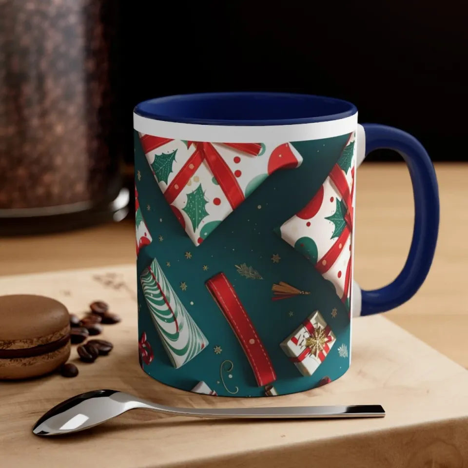 Accented Holiday Coffee Mug