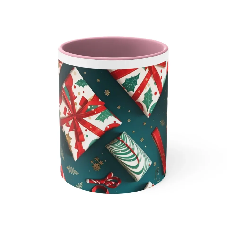 Accented Holiday Coffee Mug