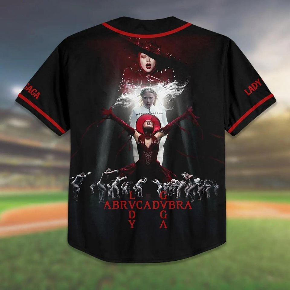 Ld ga the Mayhem Ball Baseball Jersey, 2025 Tour Concert Vintage Baseball Jersey