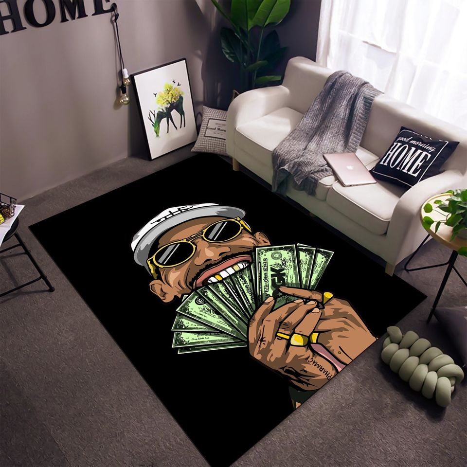 Money Rug: Modern Pop Art Area Rug