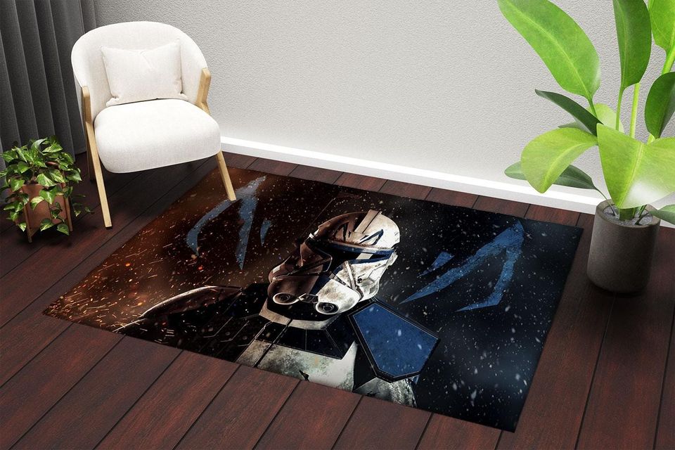Dark Side Area Rug: Star Wars Decor, Lightsaber Design