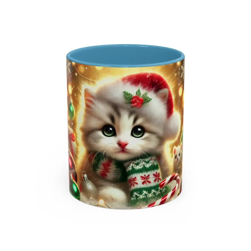 Purr-fectly Merry Christmas - Accent Coffee Mug