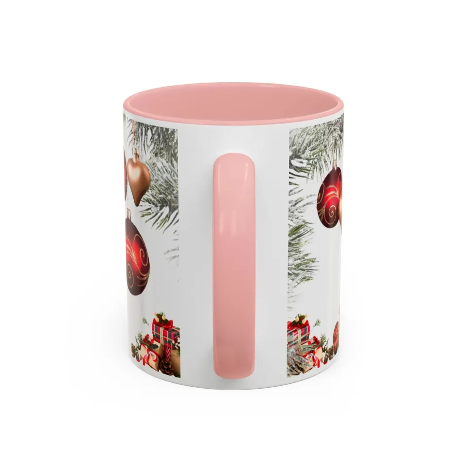 Mug, Enjoy Holidays, Merry Christmas festive accent drinkware cup for coffee