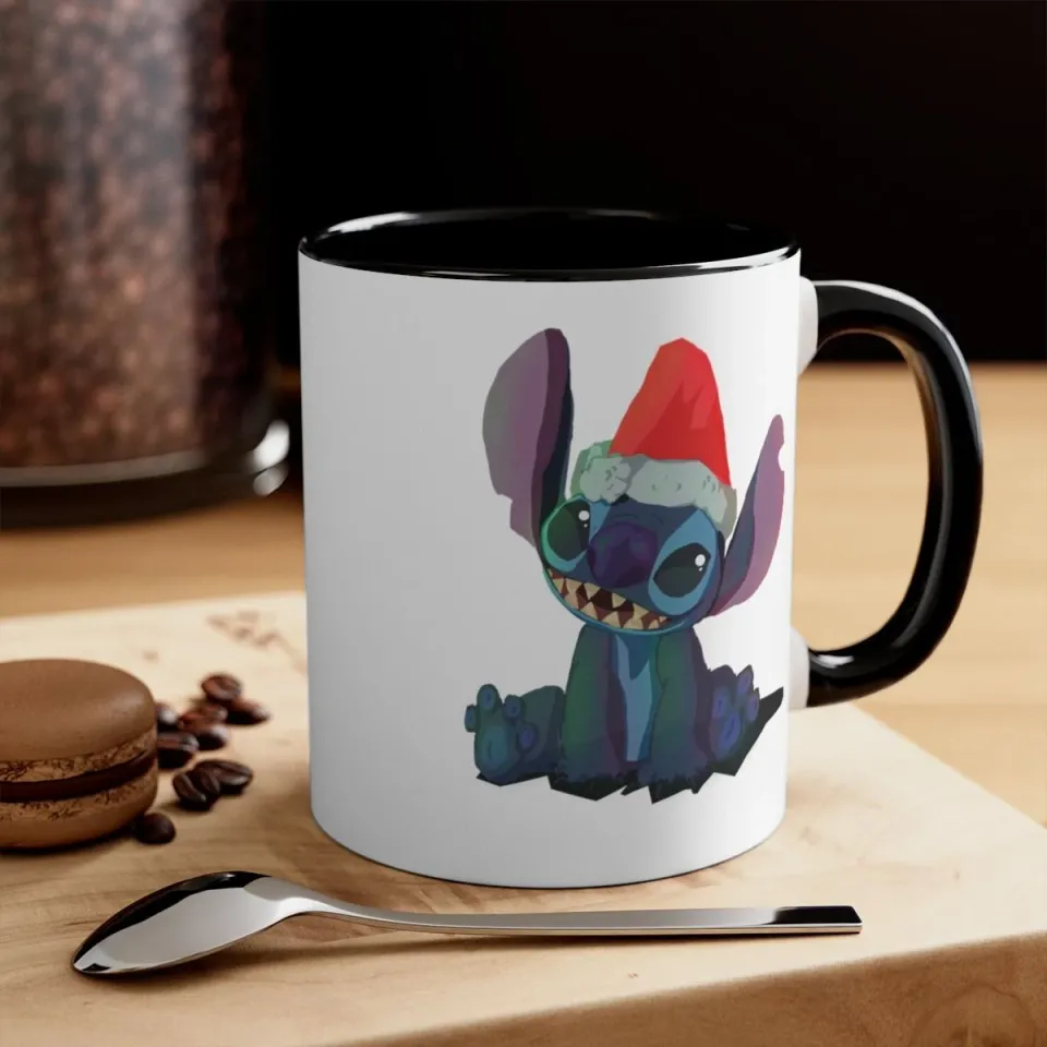 Christmas Stitch Accent Coffee Mug