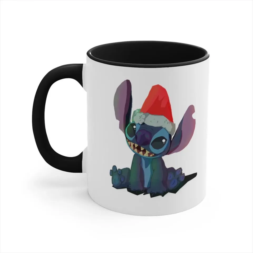 Christmas Stitch Accent Coffee Mug