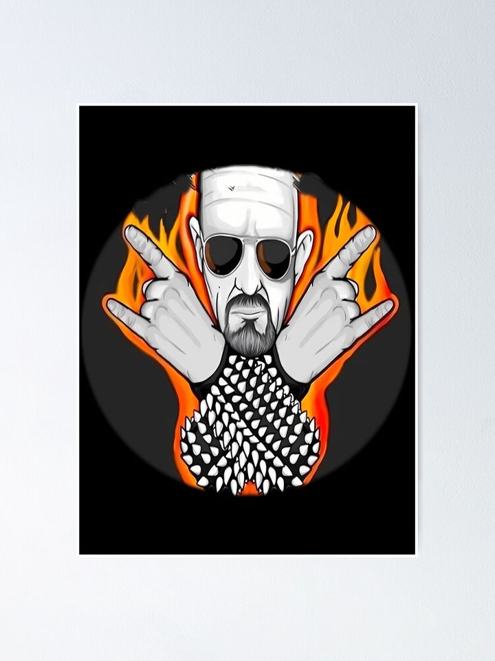 Judas Priest Poster – Cool Wall Art for Heavy Metal Enthusiasts
