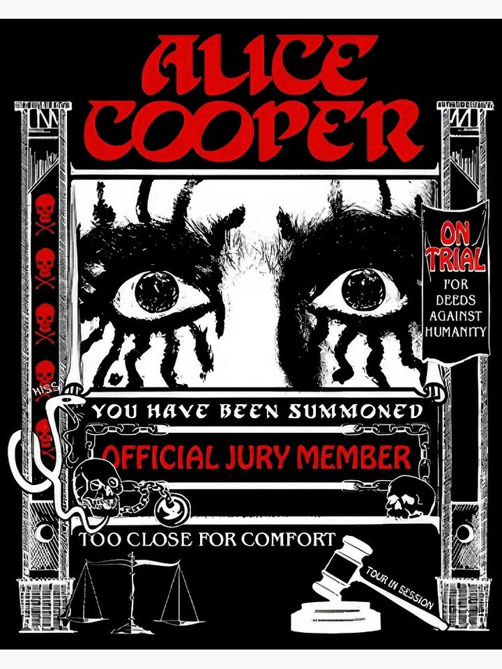 Alice Cooper Poster – Classic Rock Band Print