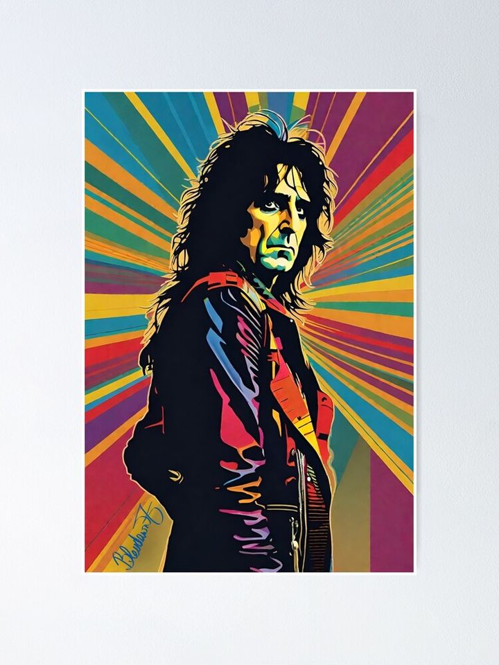 Alice Cooper Poster – Classic Rock Wall Print