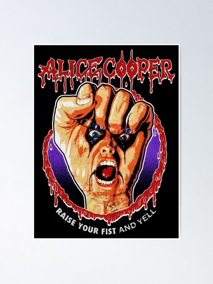 Alice Cooper Poster – Stylish Rock Wall Print
