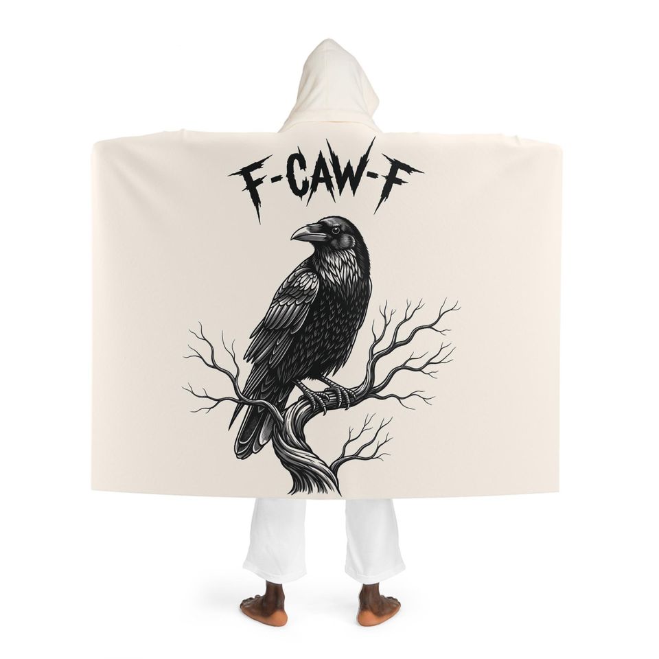 F-CAW-F Sherpa hooded blanket