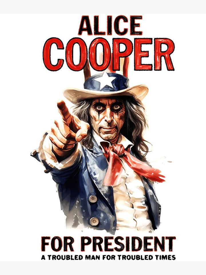 Alice Cooper Poster – Classic Rock Wall Decoration for Collectors