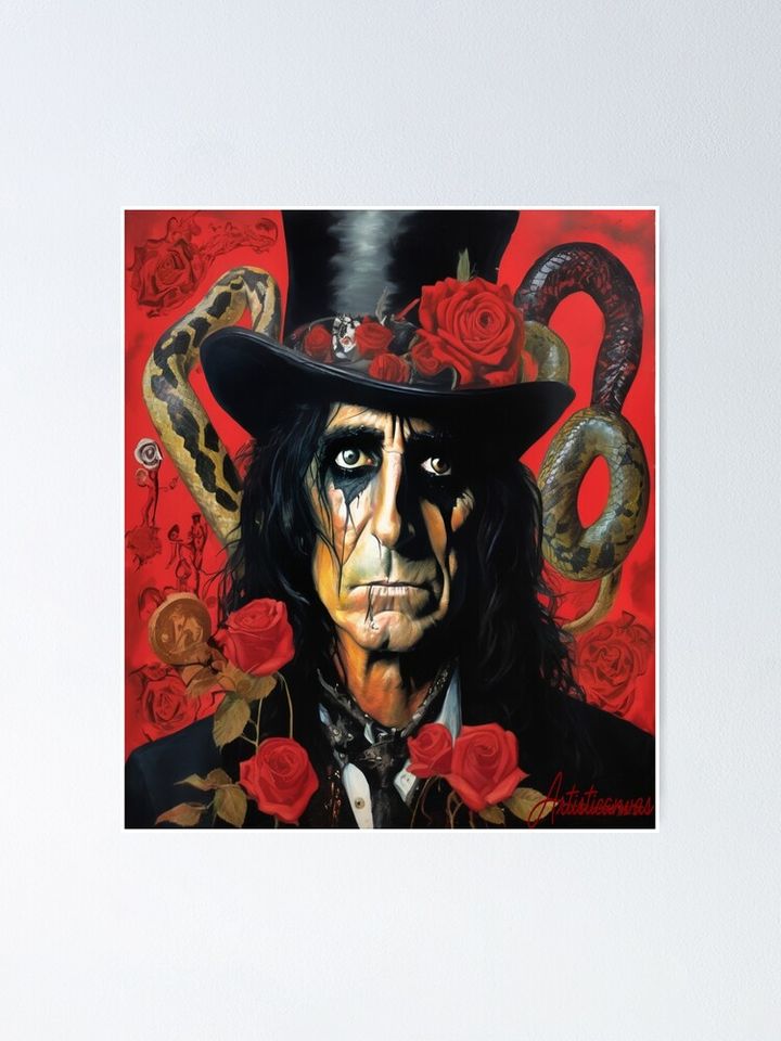 Alice Cooper Poster – Stylish Band Print