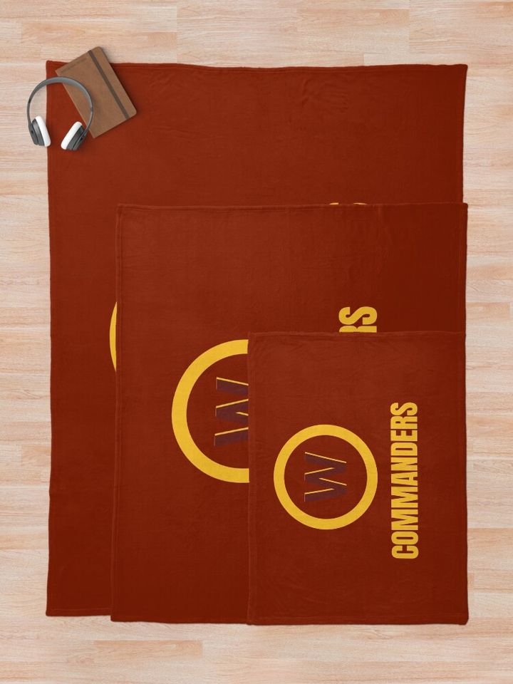 Washington Commanders Football Team Throw Blanket