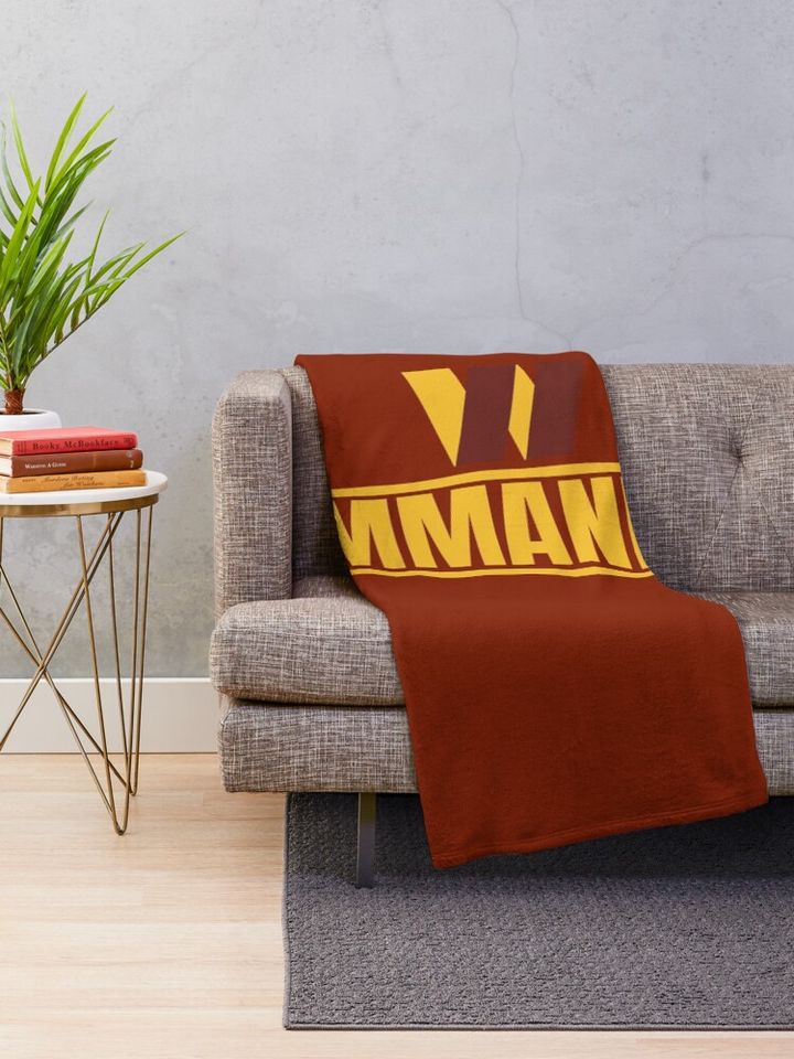 Washington Commanders Football Team Throw Blanket