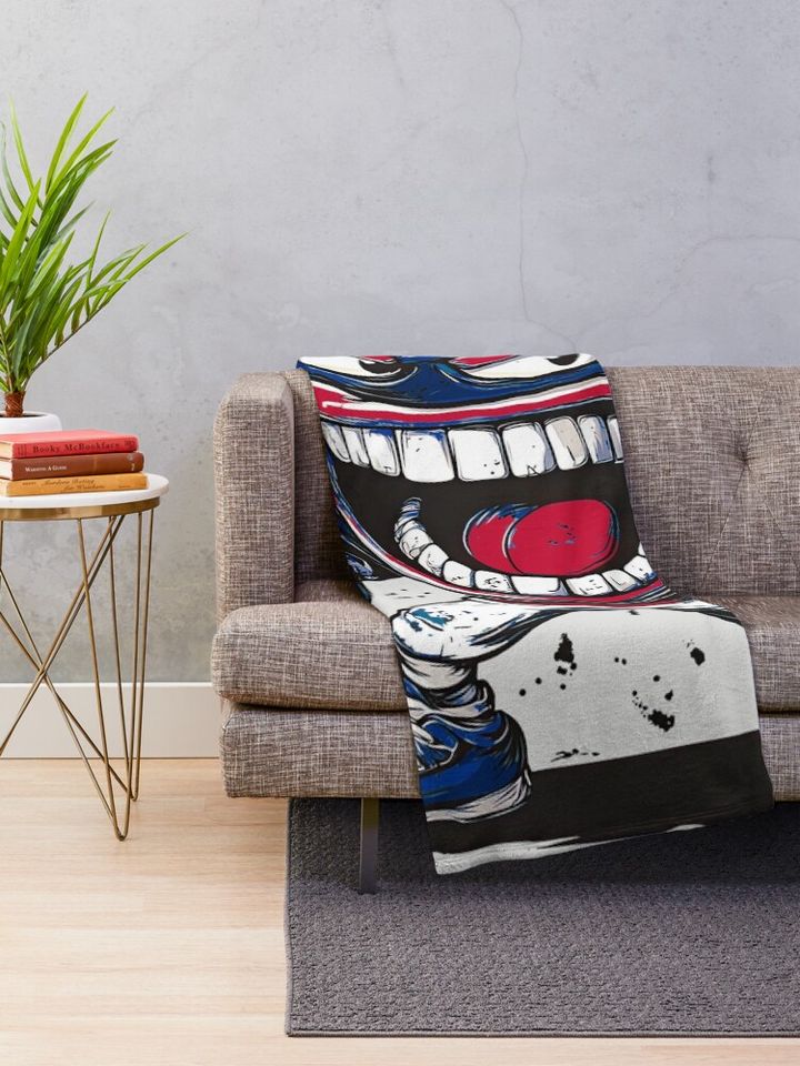 Funny Buffalo Bills Football Player Throw Blanket