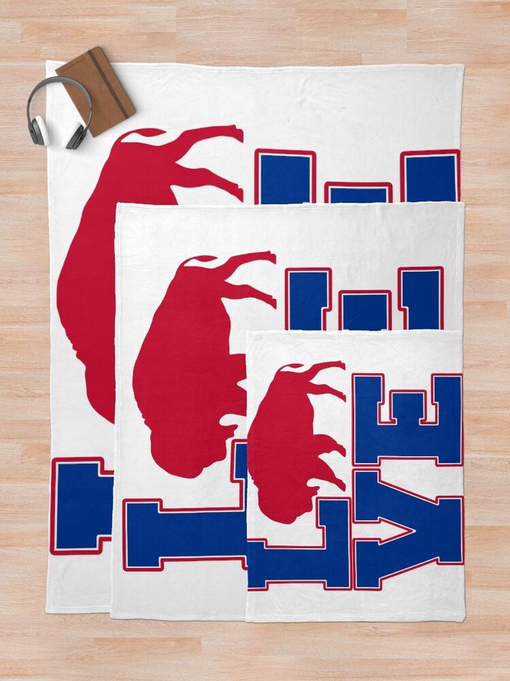 Buffalo LOVE Throw Blanket