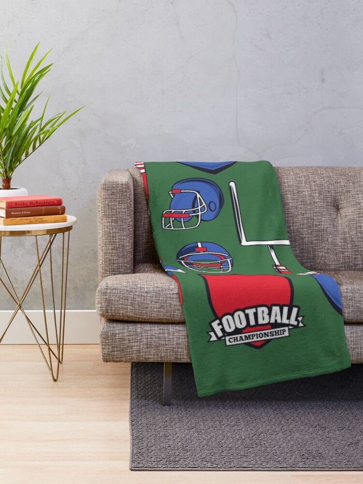Football Throw Blanket
