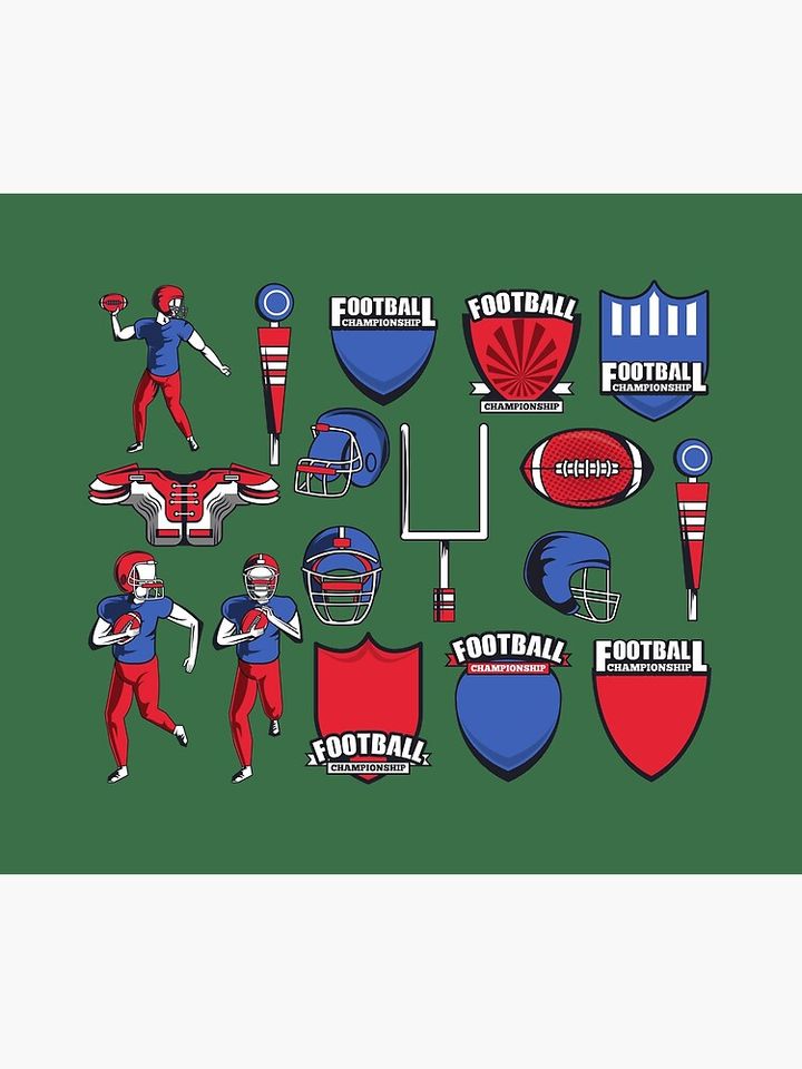 Football Throw Blanket