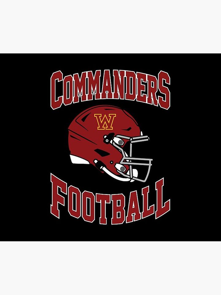 Art - washington commanders Throw Blanket