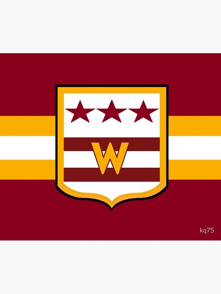 Washington D.C. Commander Football  Throw Blanket