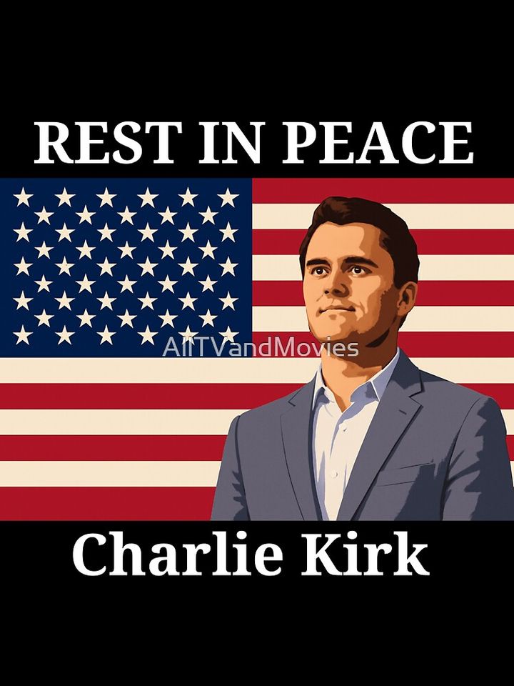 Charlie Kirk RIP Oversized T-Shirt